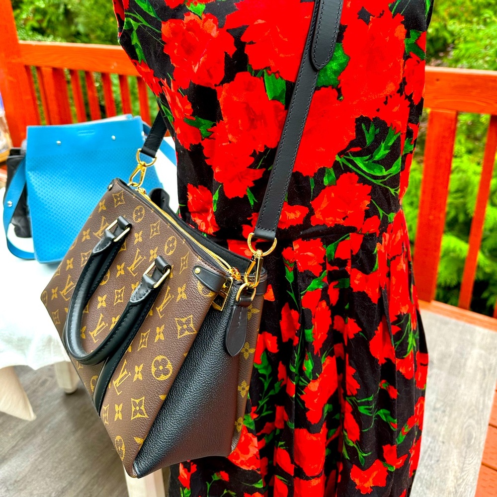 💯🔥LOUIS VUITTON SOUFFLOT TOTE MONOGRAM CANVAS BB BAG❤️❤️